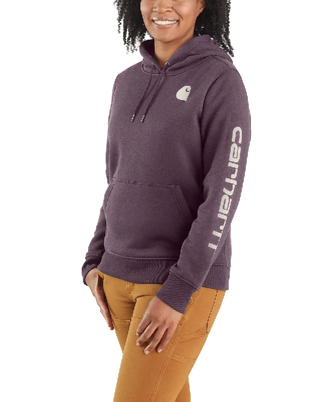 Hurry Up Carhartt Women's Clarksburg Pullover Hoodie - Blackberry Heather