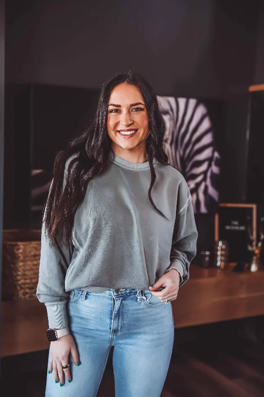 Your Weekend, Your Savings Rylee Crewneck-Grey