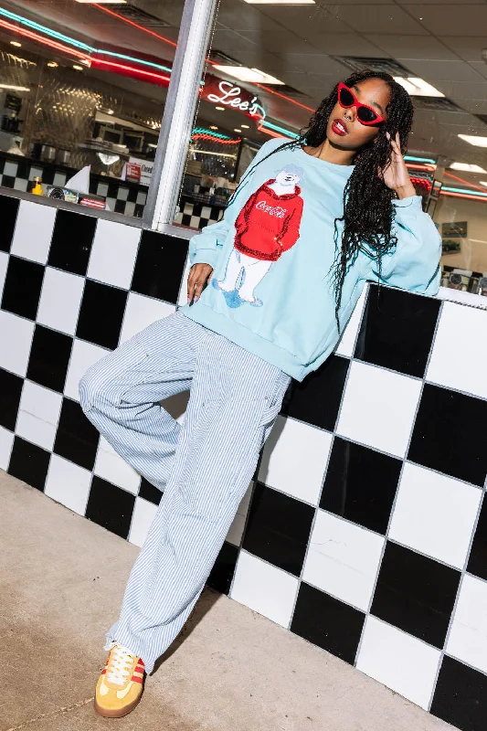 New Arrival Icy Blue Coca-Cola® Polar Bear Sweatshirt