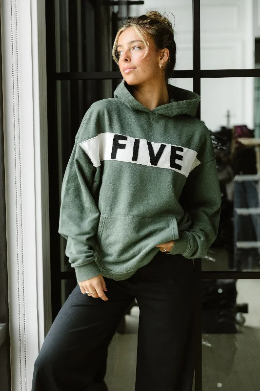 Instant Savings Custom Five Rugby Hoodie