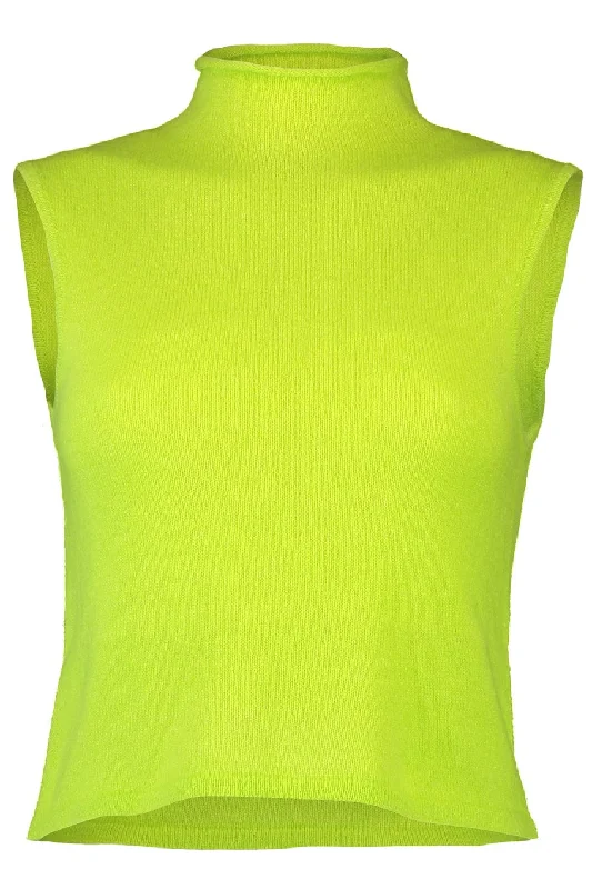 Weekend Specials to Delight Cashmere Silk Roll Neck Tank