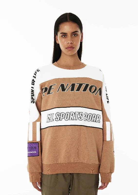 Take Advantage TRACK RECORD SWEAT IN CAMEL