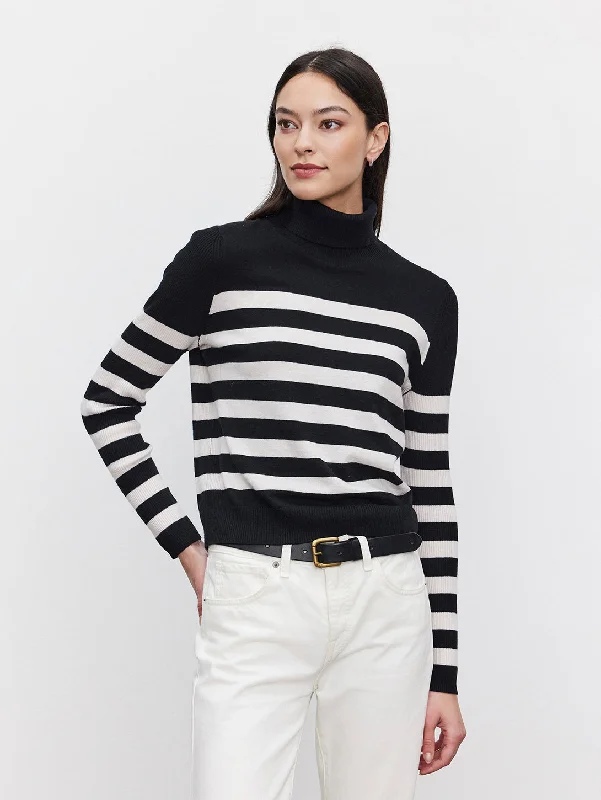 Unmissable Sale Korie Cashmere Turtleneck - Black Chalk