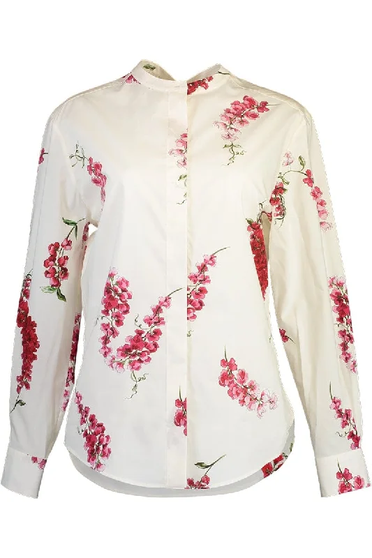 Massive Savings Long Sleeve Floral Blouse